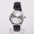 Black strap women watch stainless steel back japan quartz